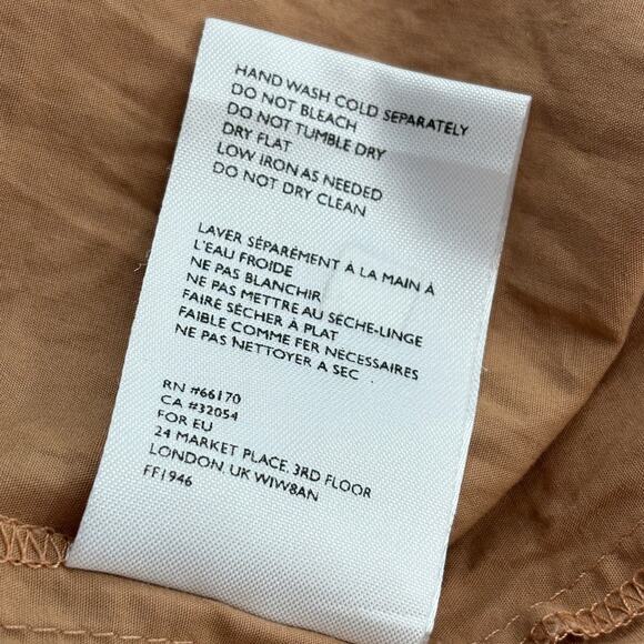 Faithfull The Brand Plain Hazelnut Bloom Midi Dress - Picture 14 of 14